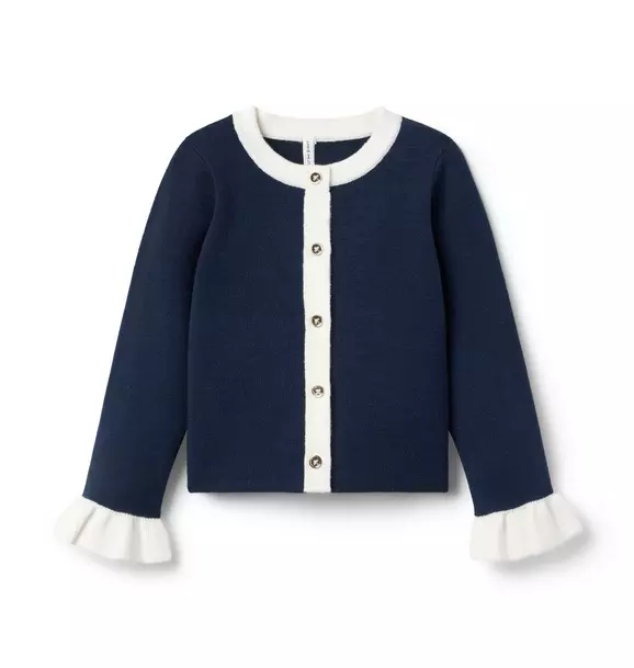 Ruffle Cuff Cardigan