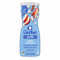 Gerber, Puffs, Puffed Grain Snack, 8+ Months, Vanilla, 1.48 oz (42 g)