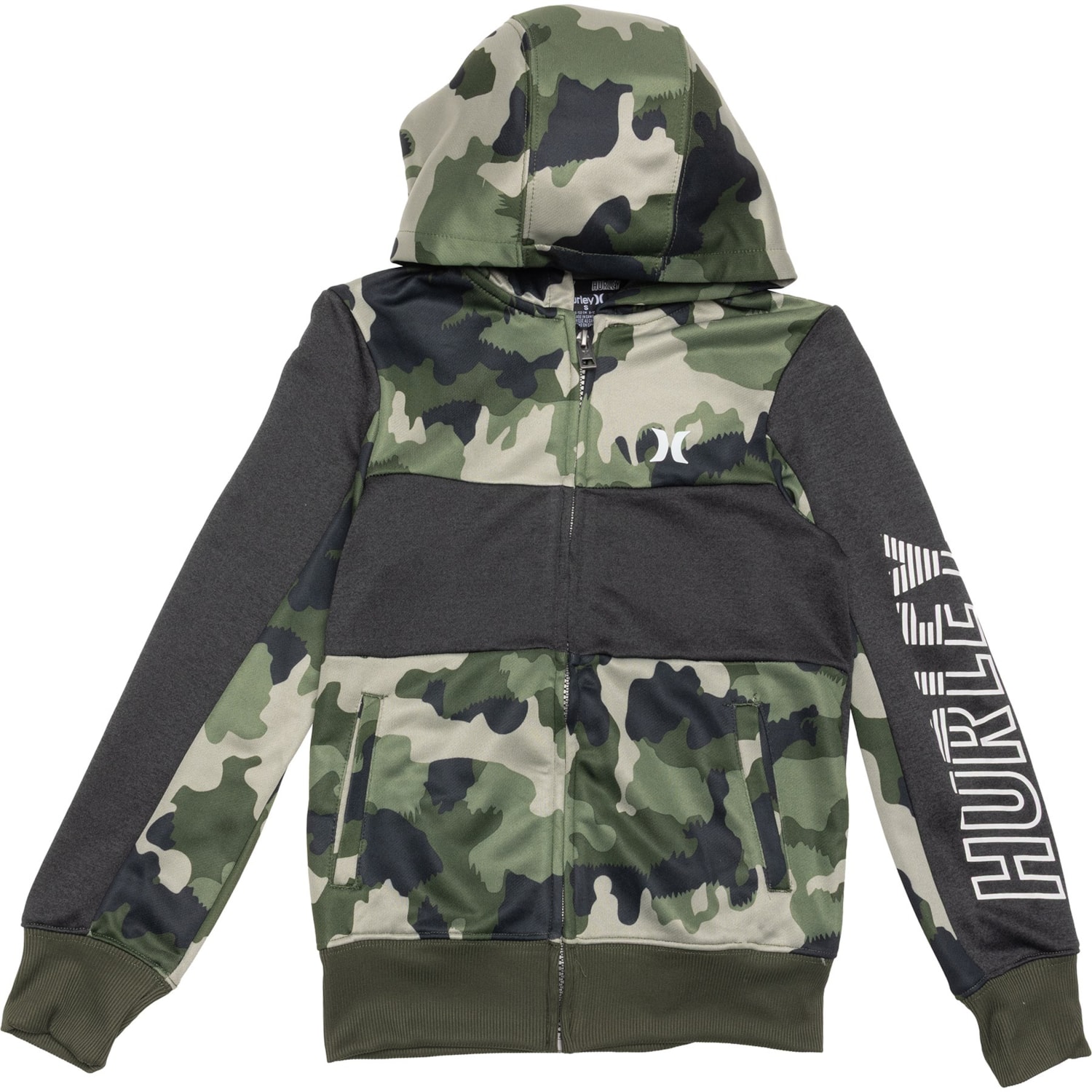 Hurley Big Boys Solar Full-Zip Hoodie