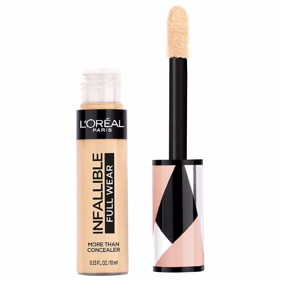 L'Oreal Paris Infallible Full Wear Concealer Waterproof, Full Coverage, Vanilla, 0.33 oz