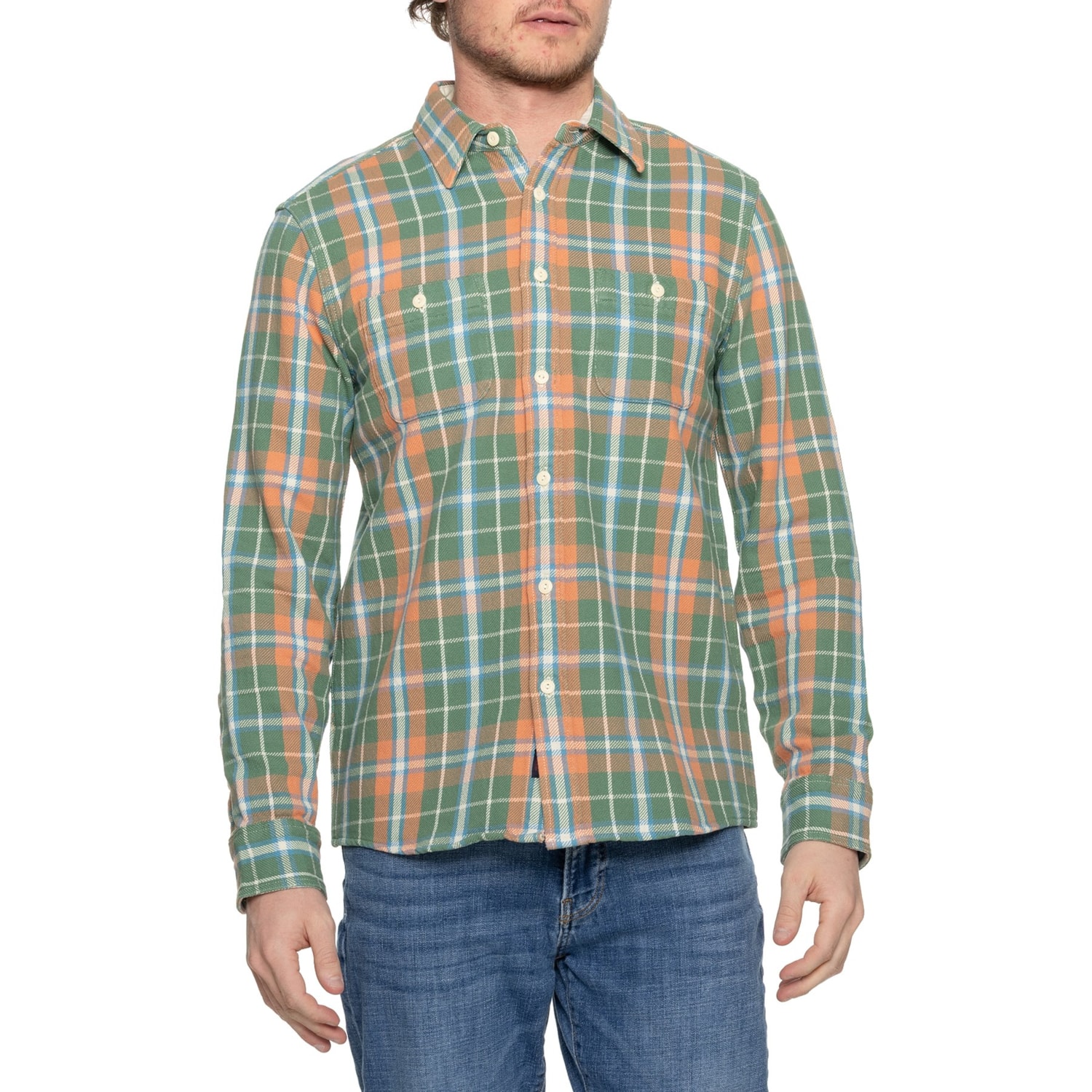 Faherty The Surf Flannel Shirt - Organic Cotton, Long Sleeve