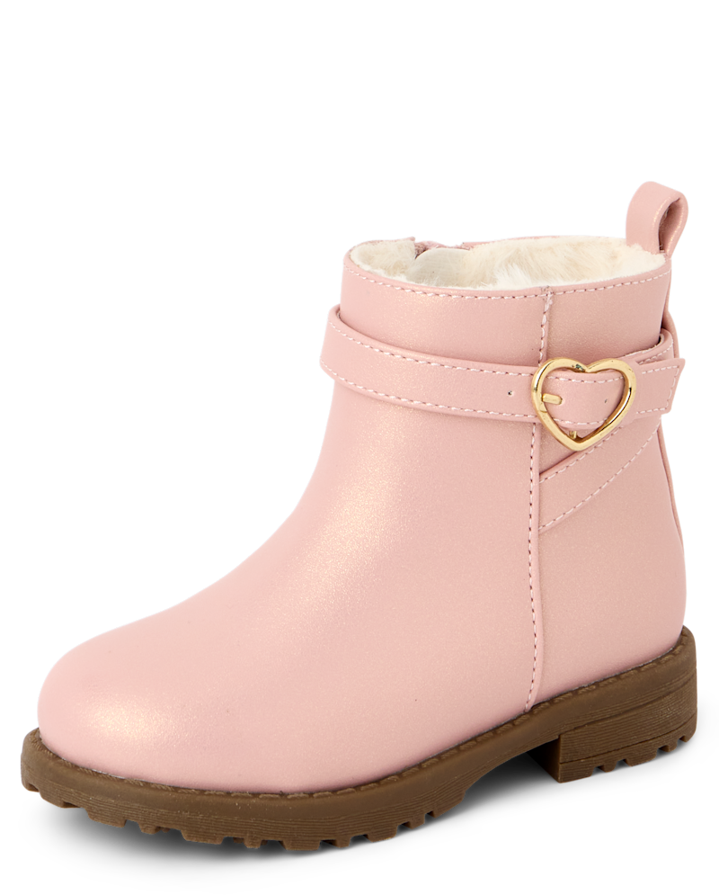 Toddler Girls Shimmer Buckle Boots