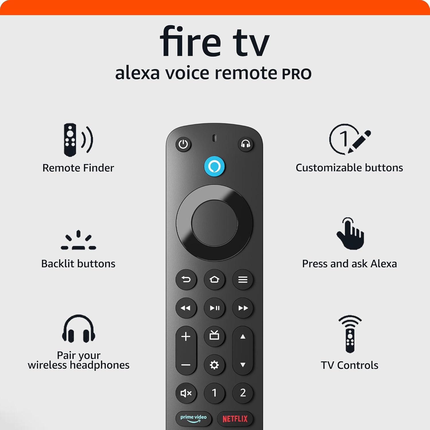 Fire TV Alexa Voice Remote Pro