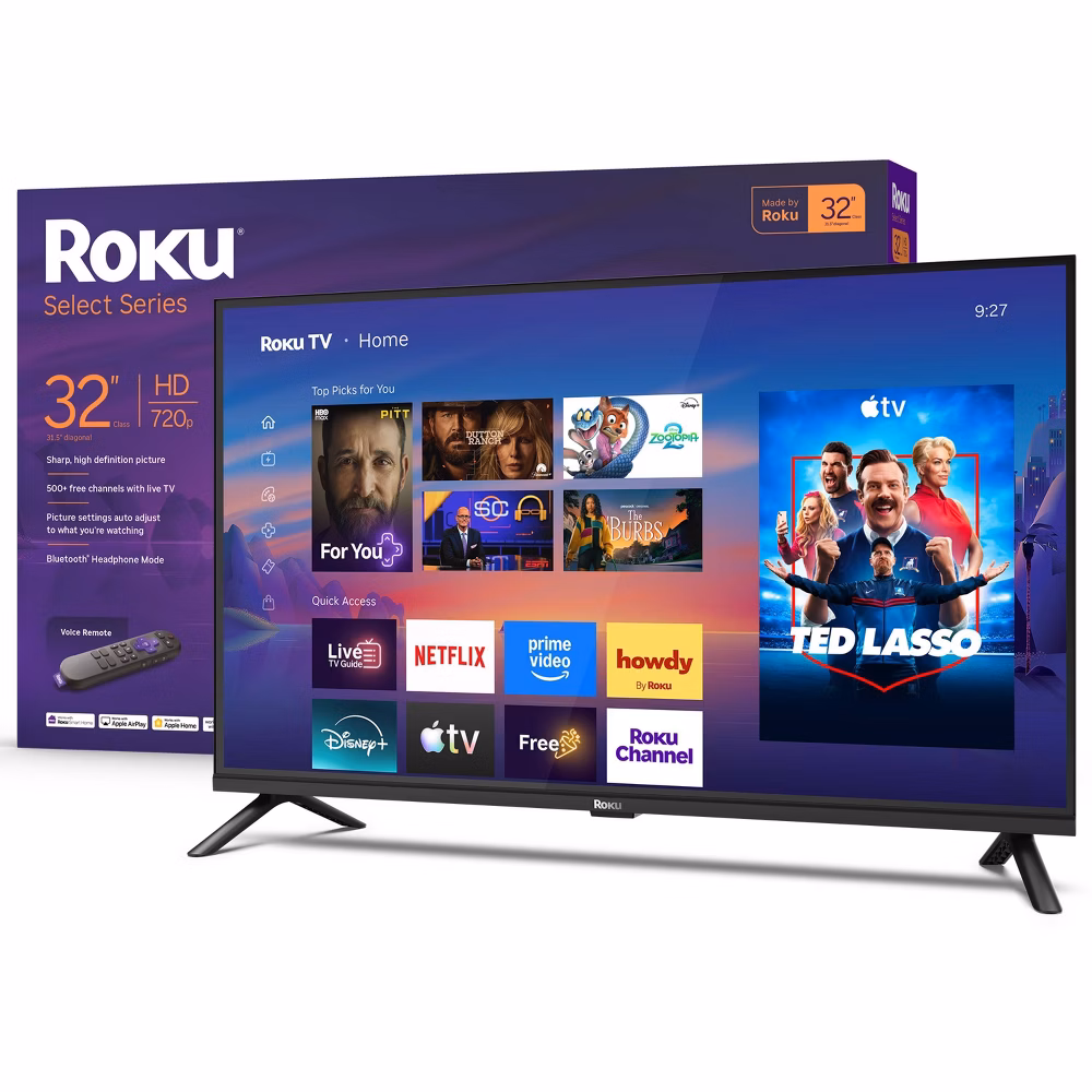 Roku 32" Select Series 720p HD Smart Roku TV with Roku TV Remote