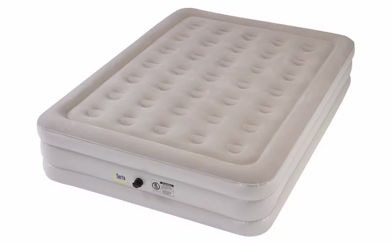 Serta Queen Raised-Height Air Bed with AC Air Pump