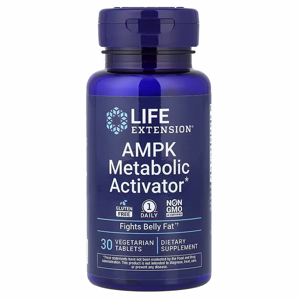 Life Extension, AMPK Metabolic Activator, 30 Vegetarian Tablets