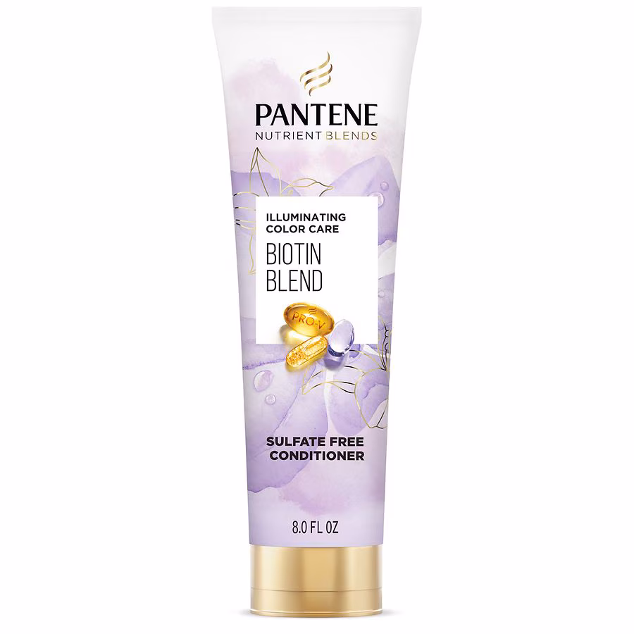 Pantene Illuminating Color Care Biotin Sulfate Free Conditioner Fresh, 8.0 fl oz