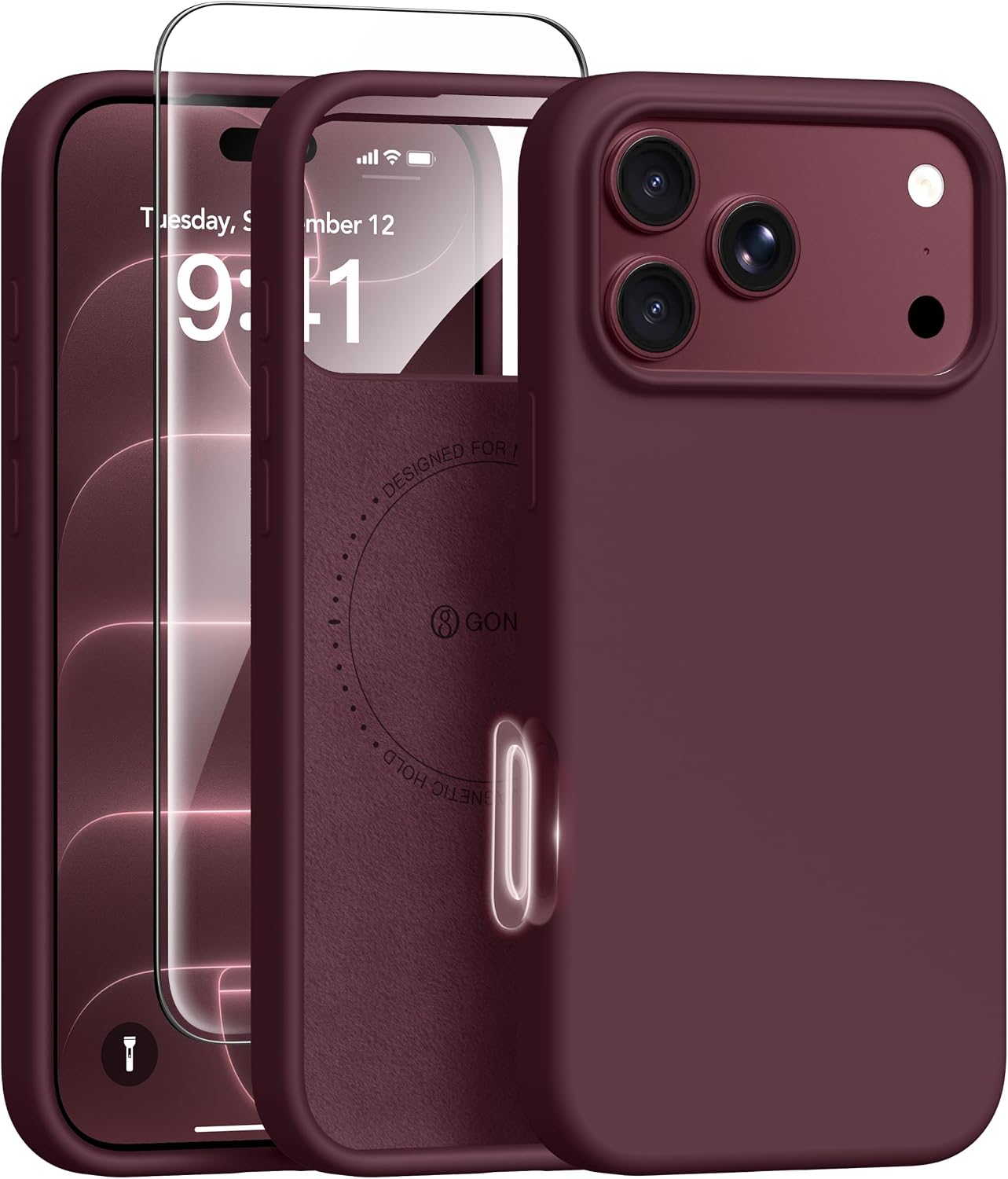 GONEZ for iPhone 18 Pro Max Case/17 Pro Max Case, Compatible with MagSafe