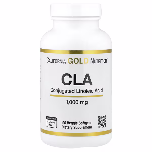California Gold Nutrition, CLA, Conjugated Linoleic Acid, 1,000 mg, 90 Veggie Softgels