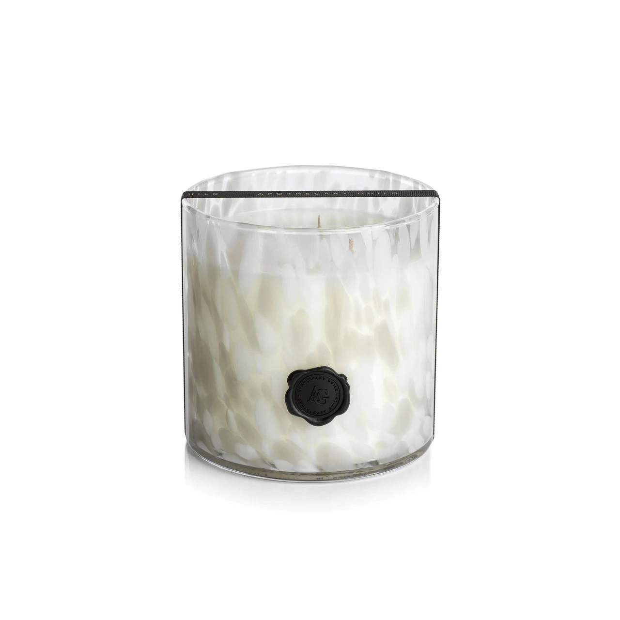 Apothecary Guild Opal Glass Three-Wick Candle Jar - Gardenia