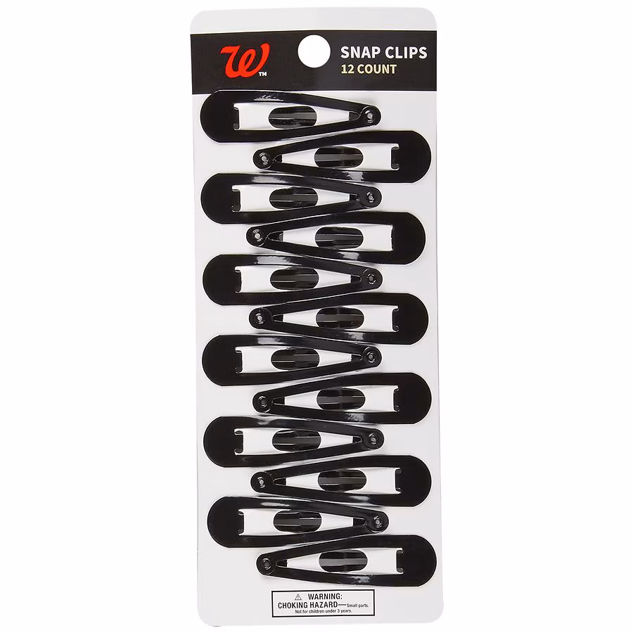 Walgreens Snap Clip Barrettes, 12.0 ea