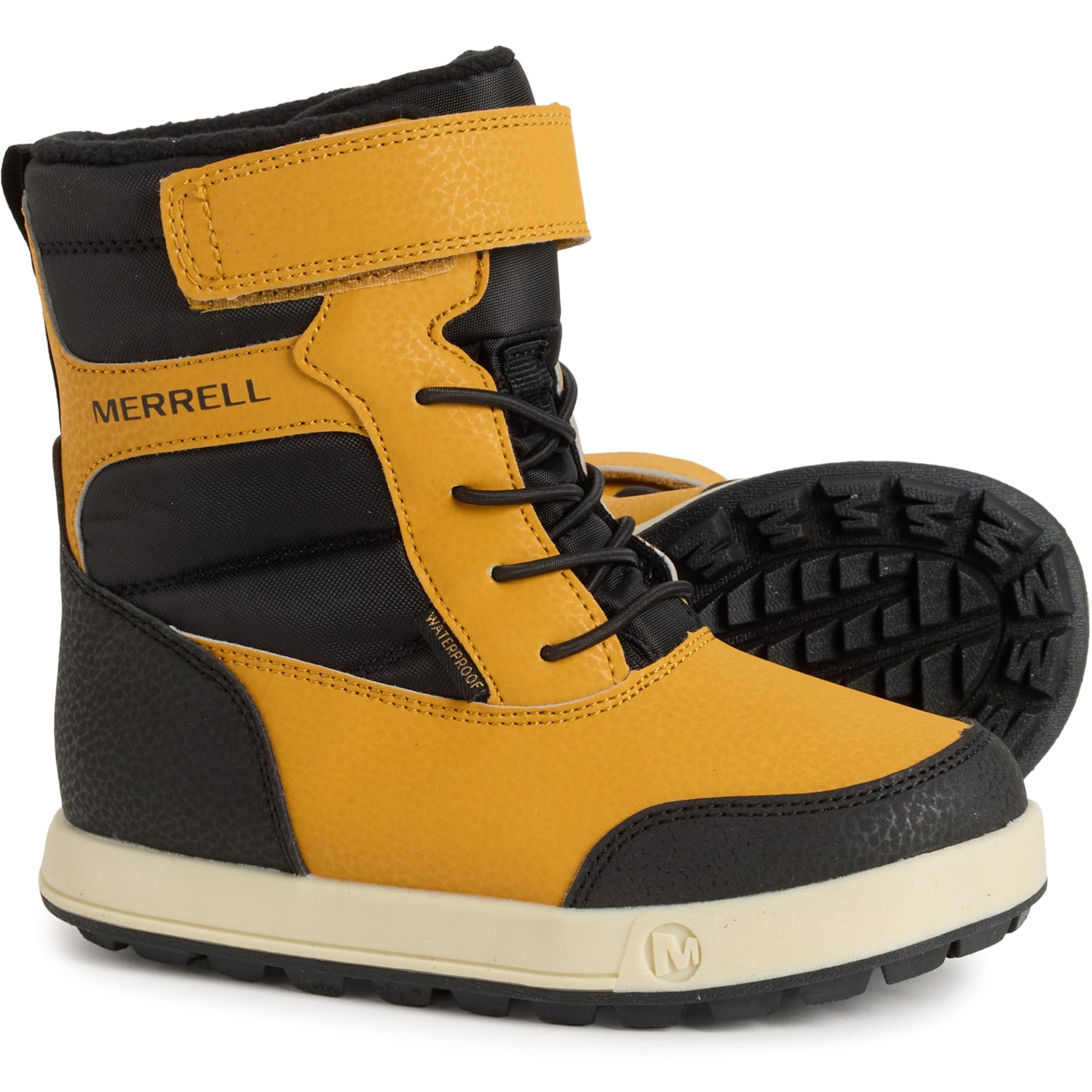 Merrell Boys Snow Ridge Winter Boots - Waterproof, Insulated