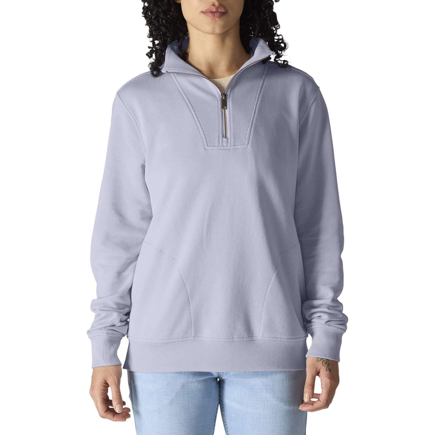 Carhartt 106451 TENCEL® Fiber Series Relaxed Fit Sweatshirt - Zip Neck