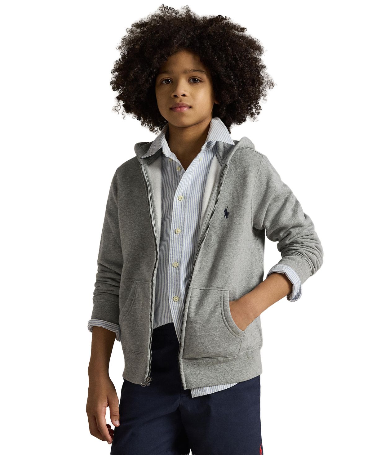 Polo Ralph Lauren 8-20 Boys' Cotton Fleece Zip Up Hoodie