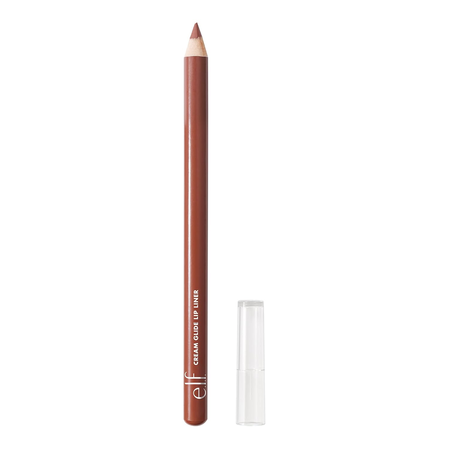 e.l.f. Cream Glide Lip Liner, Creamy High-Pigment, Mauve Aside | Semi-Matte Finish, Creamy Application, Smooth Glide Lip Pencil, Defines & Shapes, Vegan & Cruelty-Free