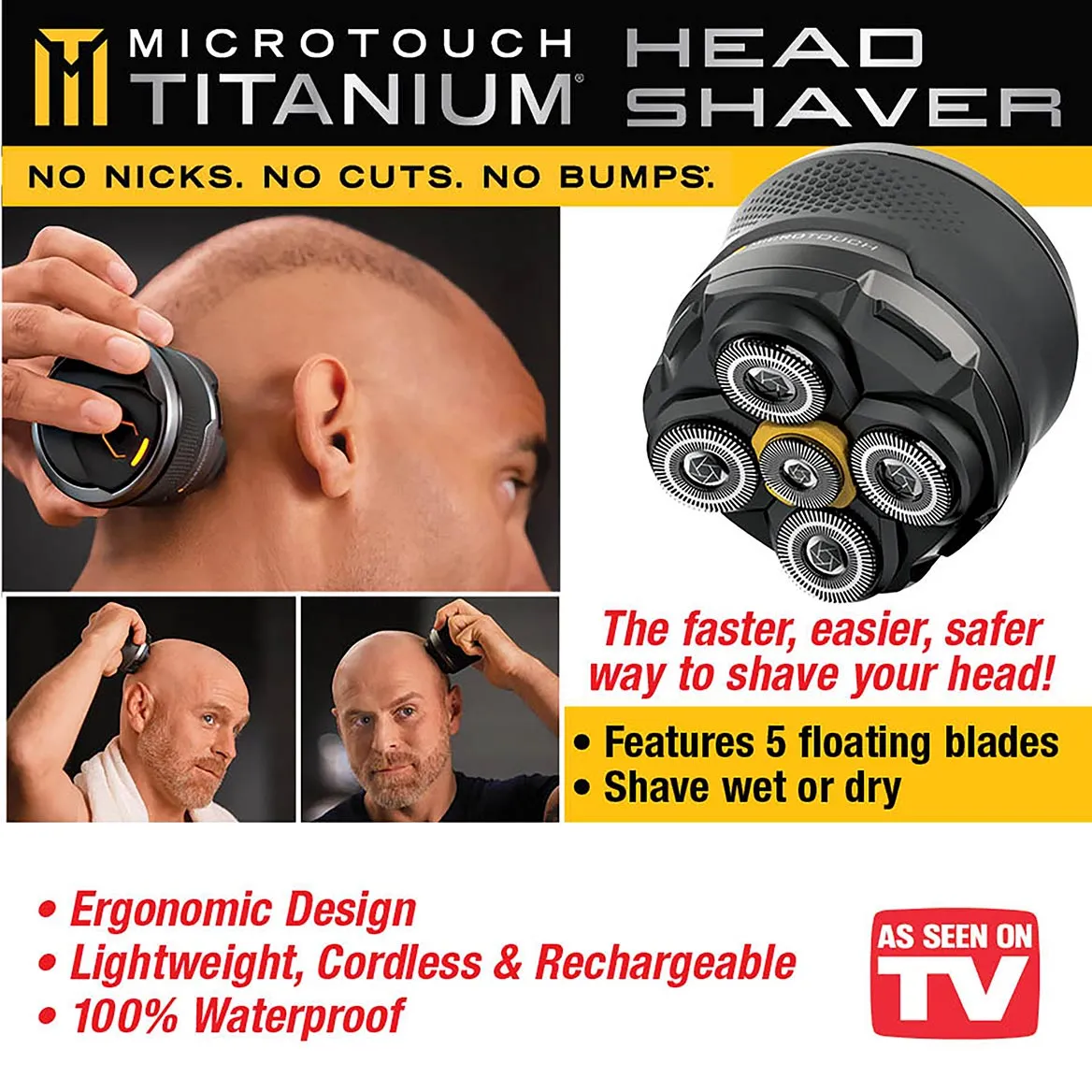Microtouch Titanium Head Shaver