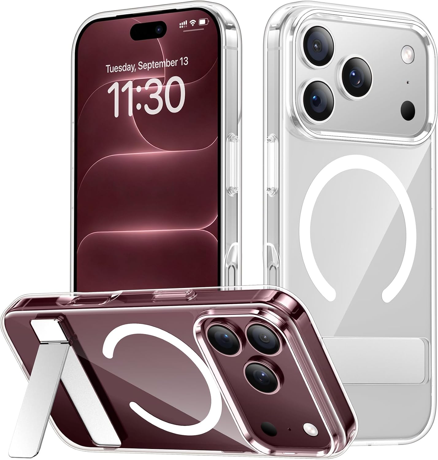 SPIDERCASE for iPhone 18 Pro Max Case/iPhone 17 Pro Max Case,Magnetic,Clear