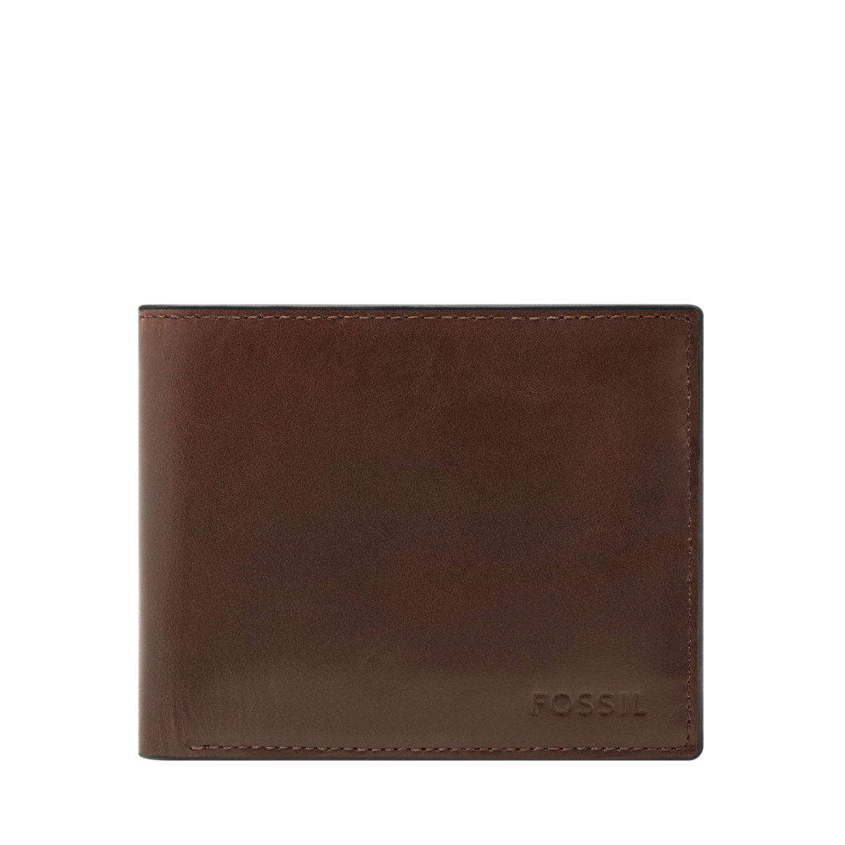 Derrick Leather RFID Bifold with Flip ID Wallet