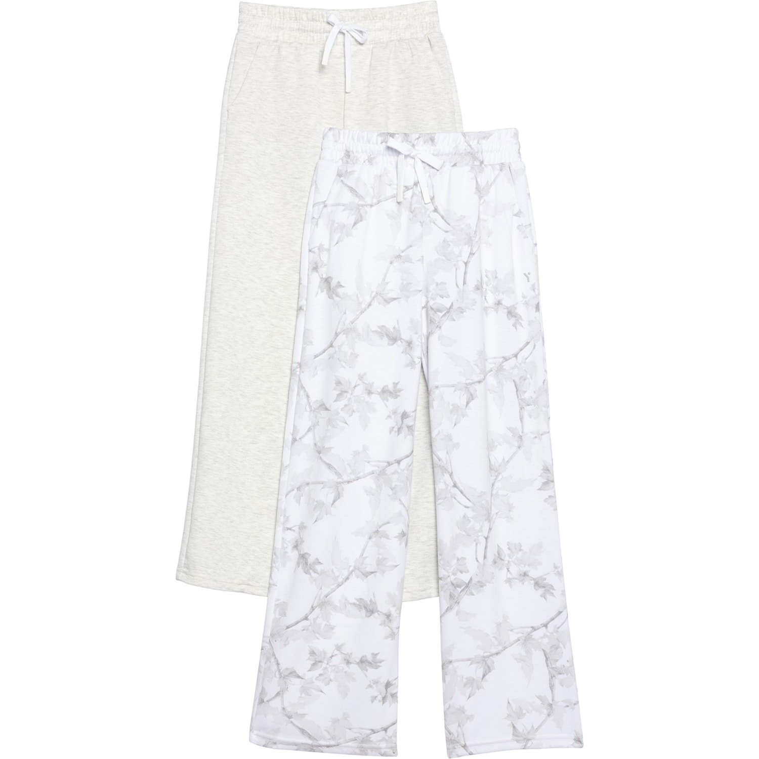 Yogalicious Big Girls Softlite Central Park Wide Leg Pants - 2-Pack