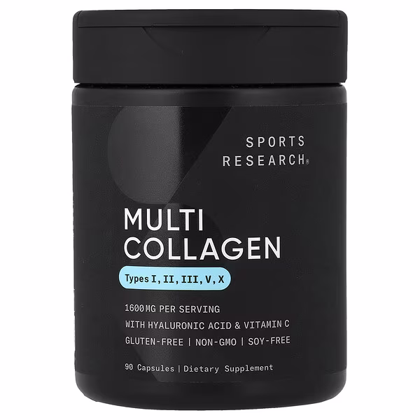 Sports Research, Multi Collagen, 90 Capsules