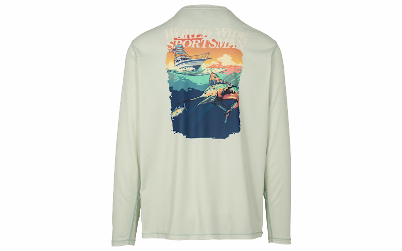 World Wide Sportsman 3D Cool Marlin Graphic Long-Sleeve Shirt