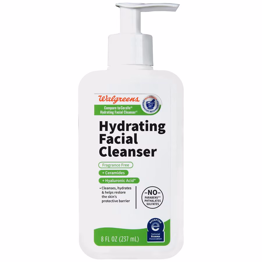 Walgreens Hydrating Facial Cleanser, 8.0 fl oz