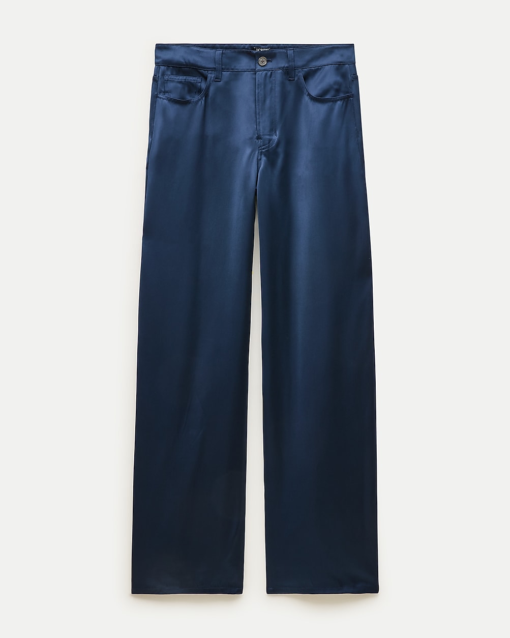 Remi Exaggerated Barrel pant in double-faced satin
