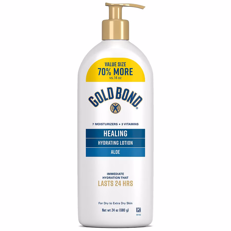 Gold Bond Healing Hydrating Lotion With Aloe, 24HR Hydration, 24.0 oz