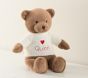 Toasted Coconut Teddy Bear with Sweater Plush