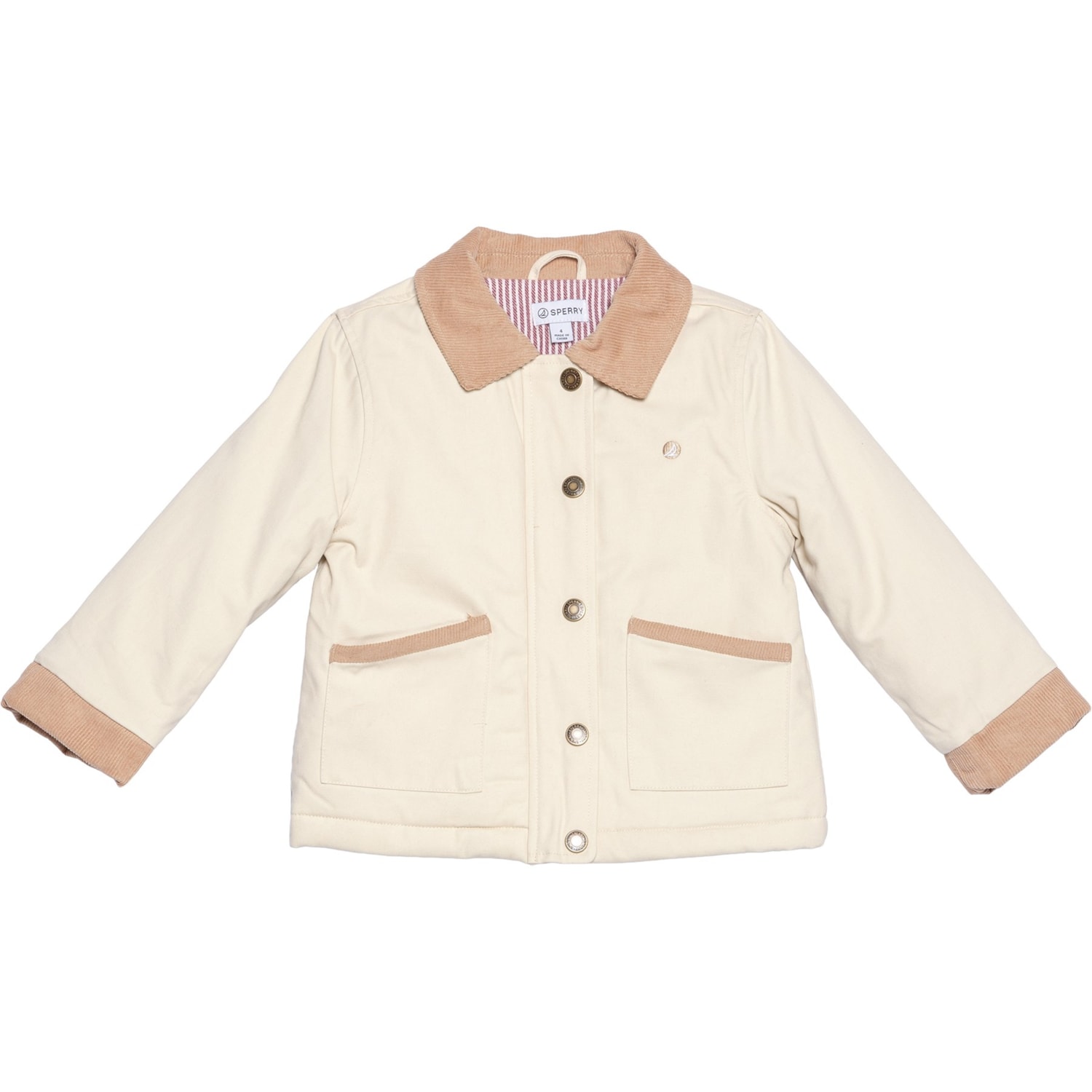 Sperry Big Girls Barn Jacket - Insulated