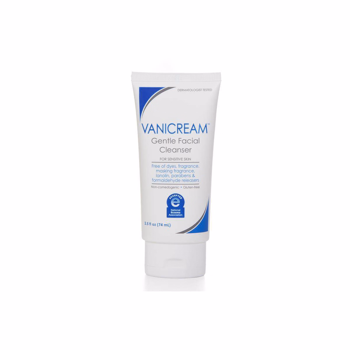Vanicream Gentle Facial Cleanser for Sensitive Skin - Travel Friendly - Unscented - 2.5 fl oz