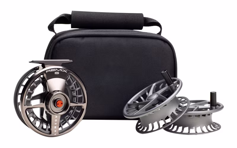 Lamson Remix S HD 3-Pack Fly Reel and Spools - 8/9/10 - Smoke