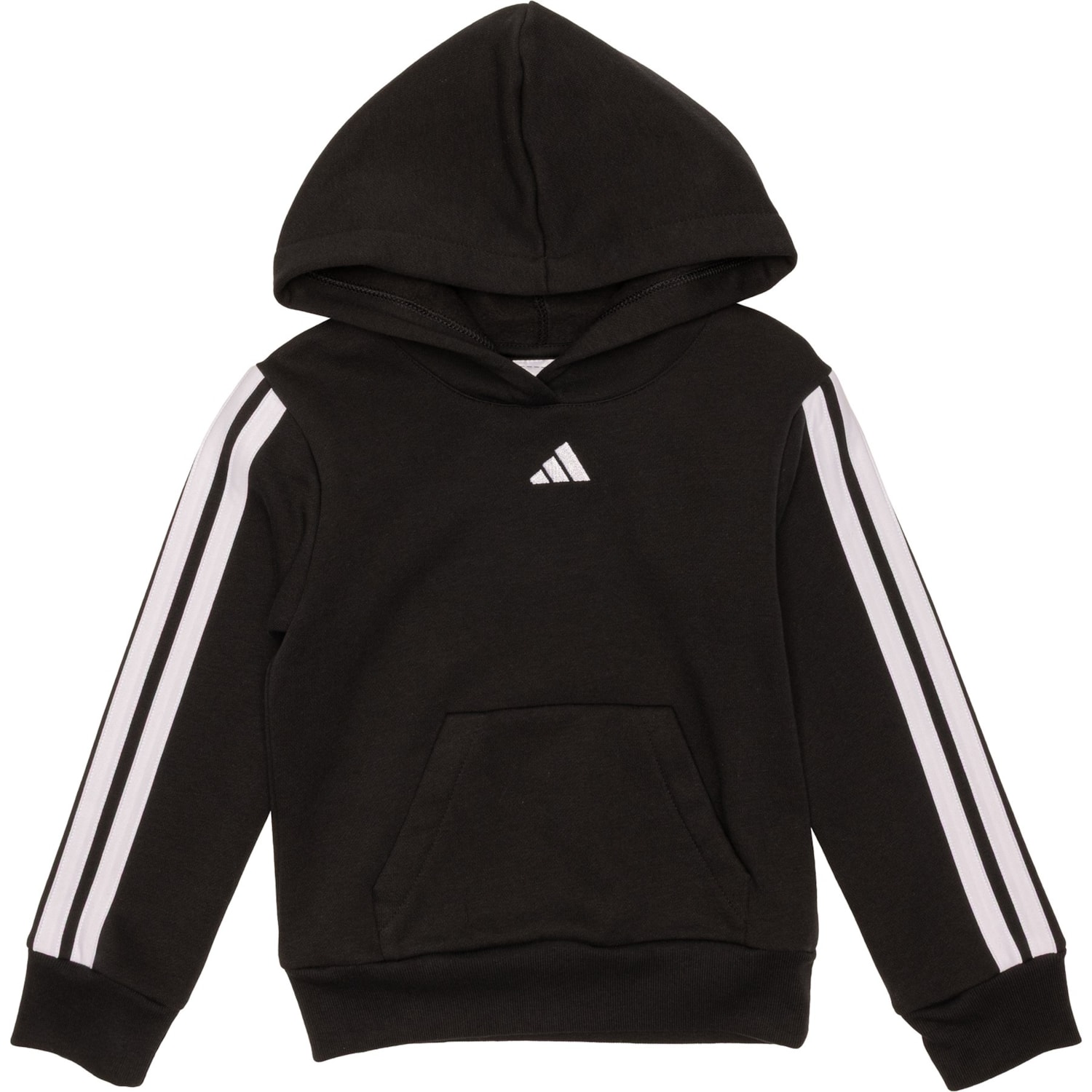 adidas Little Boys 3-Stripe Fleece Hoodie