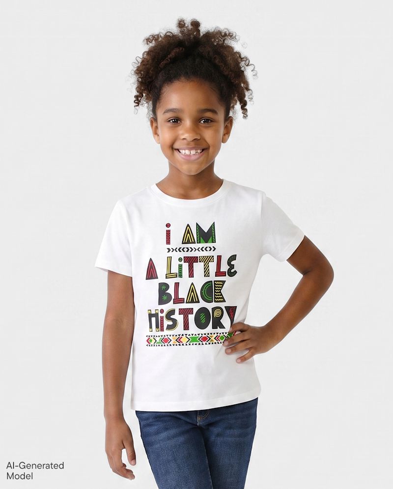 Kids Matching Family Black History Graphic Tee - white