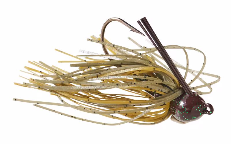Strike King Bitsy Bug Mini Jig - 3/16 oz. - Green Crawfish