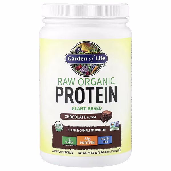 Garden of Life, RAW Organic Protein, Chocolate, 1 lb 8.69 oz (700 g)