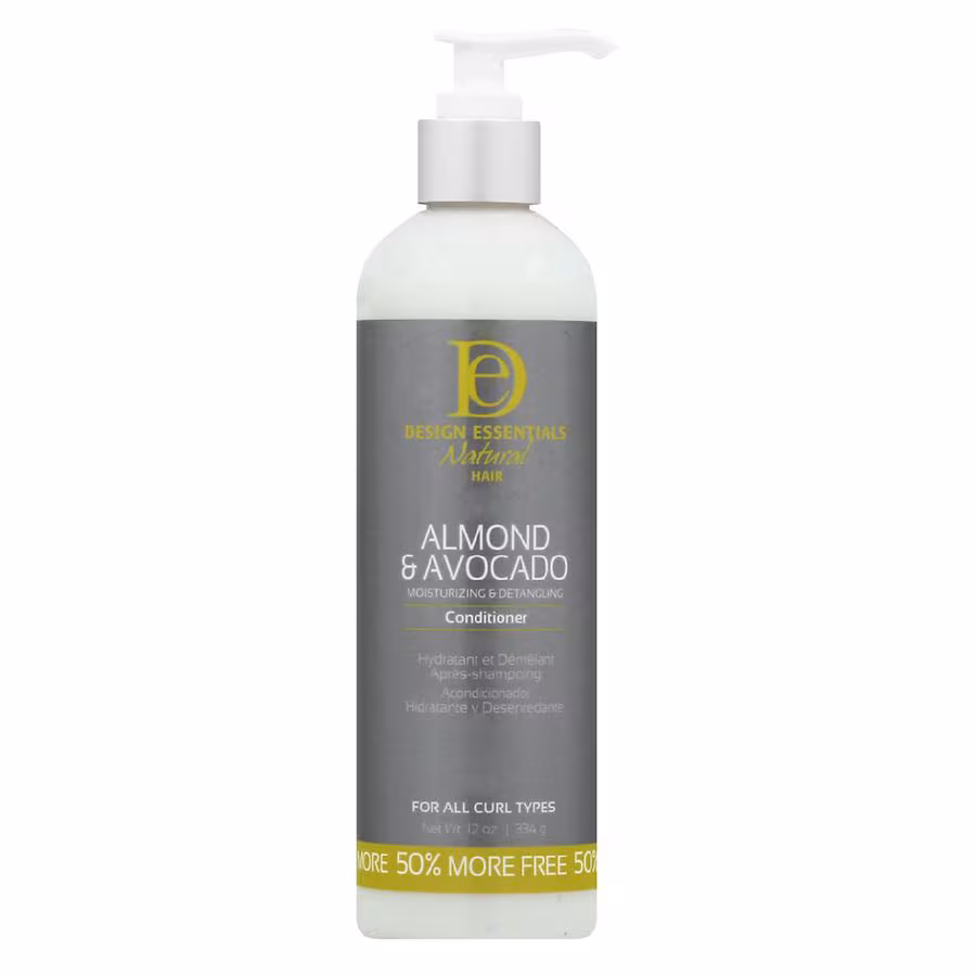 Design Essentials Almond Avocado Moisturizing Conditioner, 12.0 oz