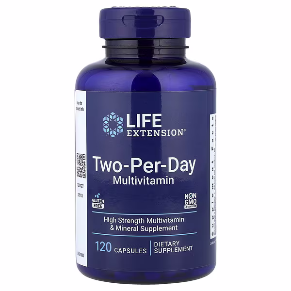 Life Extension, Two-Per-Day, Multivitamin, 120 Capsules