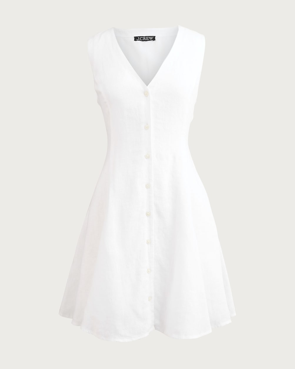 Linen mini dress