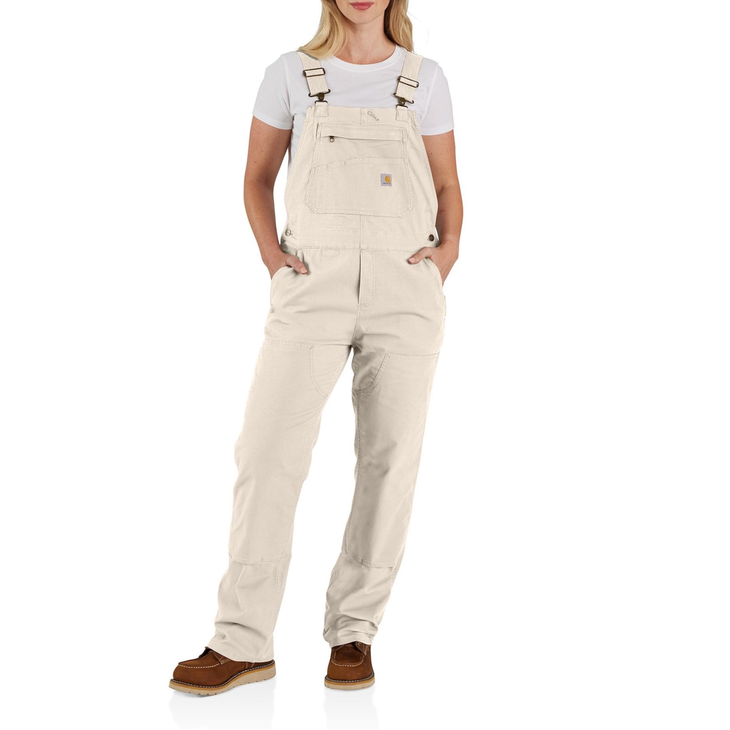 Carhartt 106001 Plus Rugged Flex® Loose Fit Canvas Bib Overalls