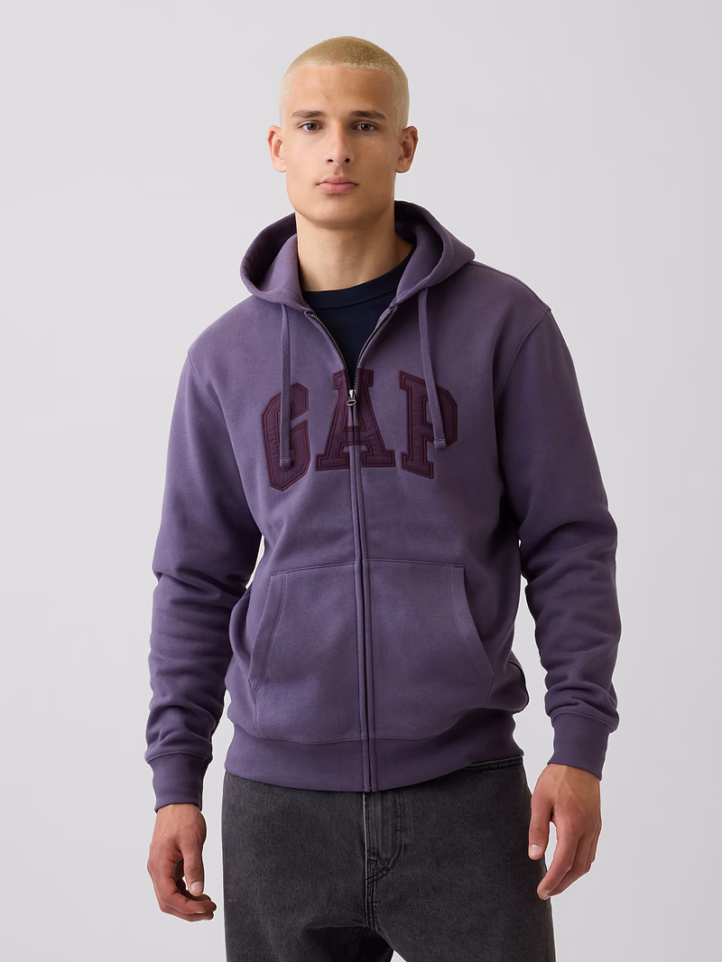 Adult VintageSoft Arch Logo Zip Hoodie
