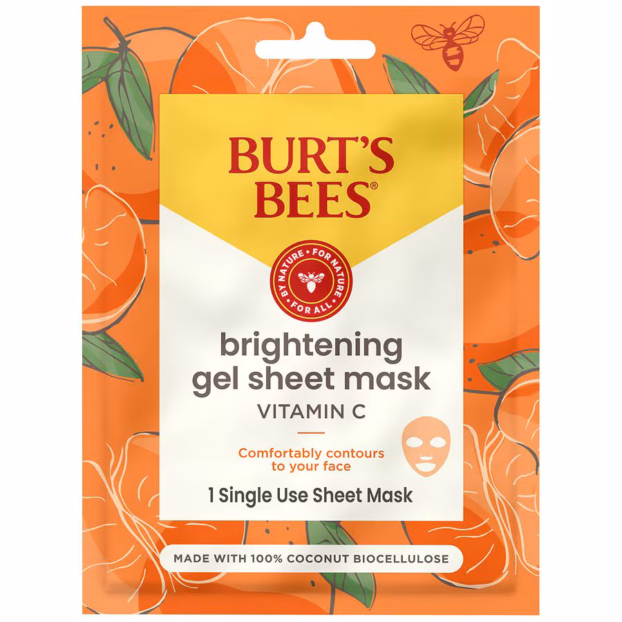 Burt's Bees Brightening Gel Sheet Mask With Vitamin C, 1.0 ea