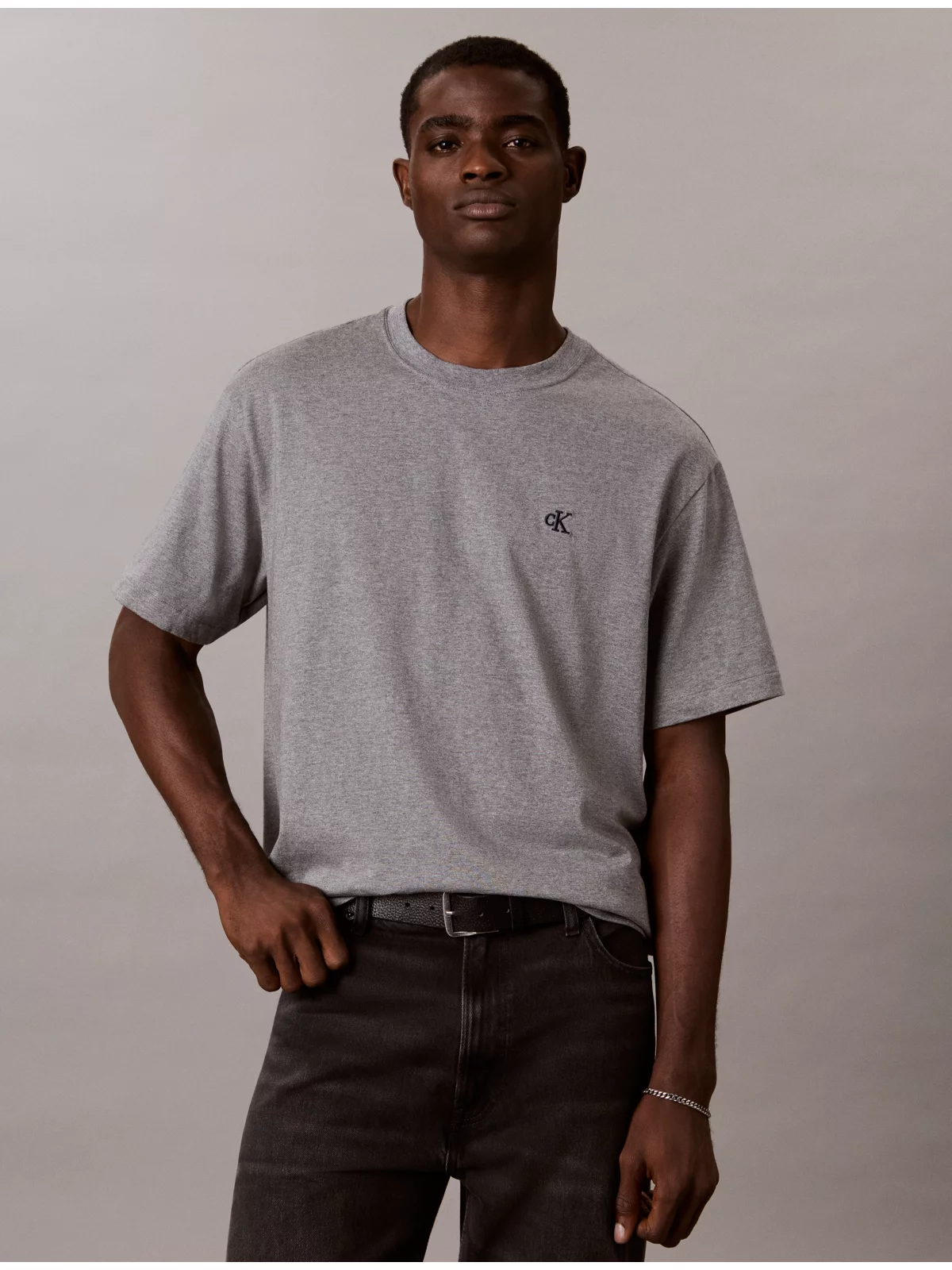 Monogram Logo Relaxed Crewneck T-Shirt