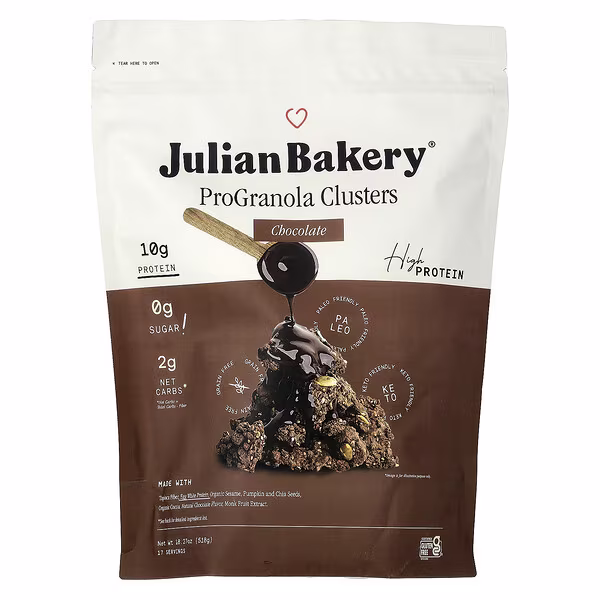 Julian Bakery, ProGranola Clusters, Chocolate, 18.27 oz (518 g)