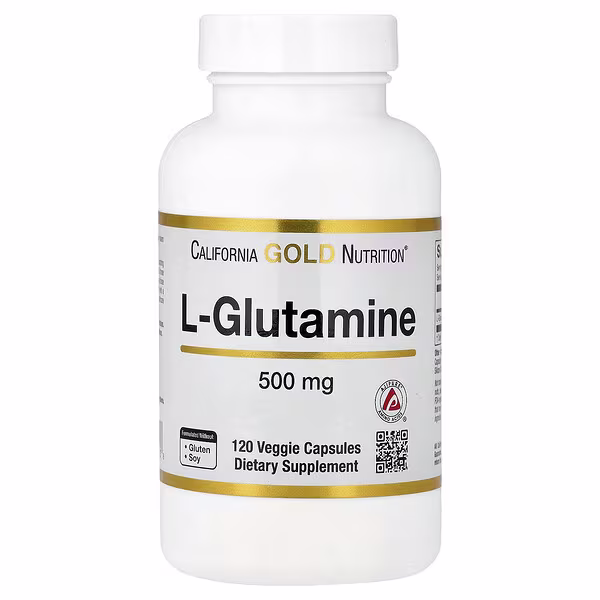 California Gold Nutrition, L-Glutamine, AjiPure®, 120 Veggie Capsules (500 mg per Capsule)