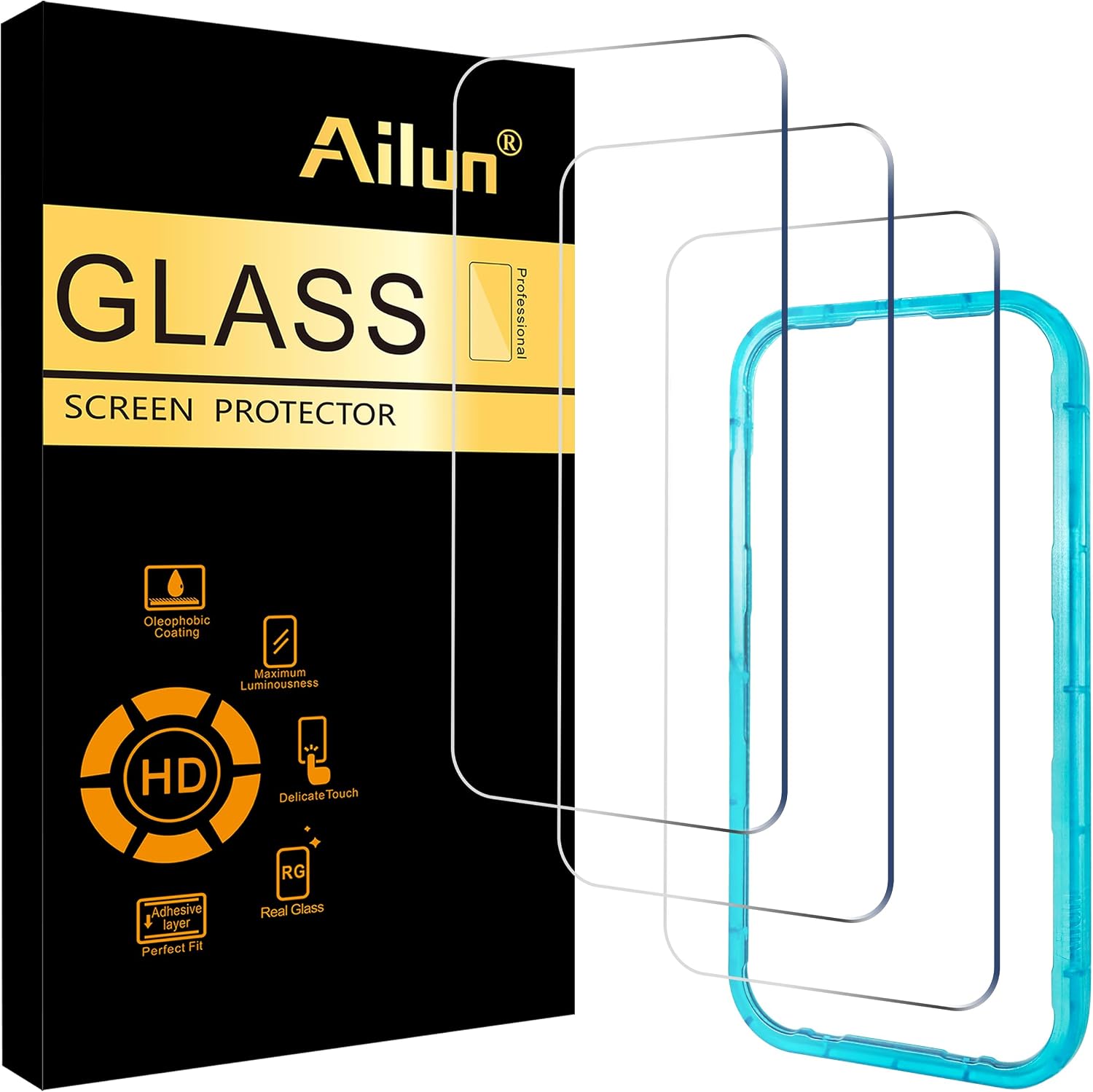 Ailun 3 Pack Screen Protector for iPhone 18 Pro/iPhone 17 Pro
