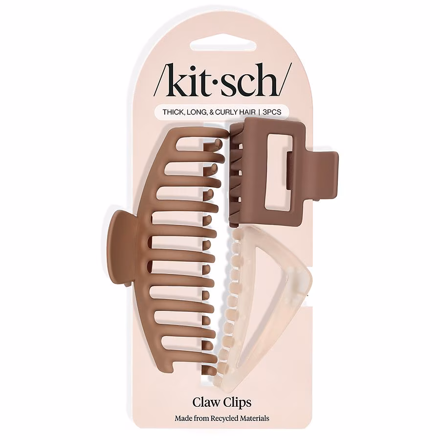 KITSCH Claw Clips, 3.0 ea