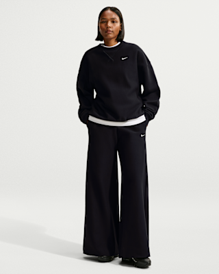 Nike Studio Fleece Heavyweight Women's Mid-Rise Wide-Leg Pants