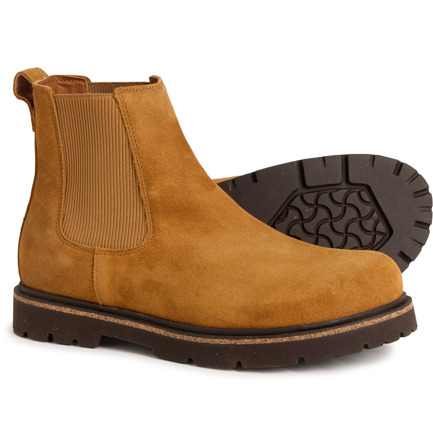 Birkenstock Made in Portugal Highwood Mid Chelsea Boots - Suede (For Men)