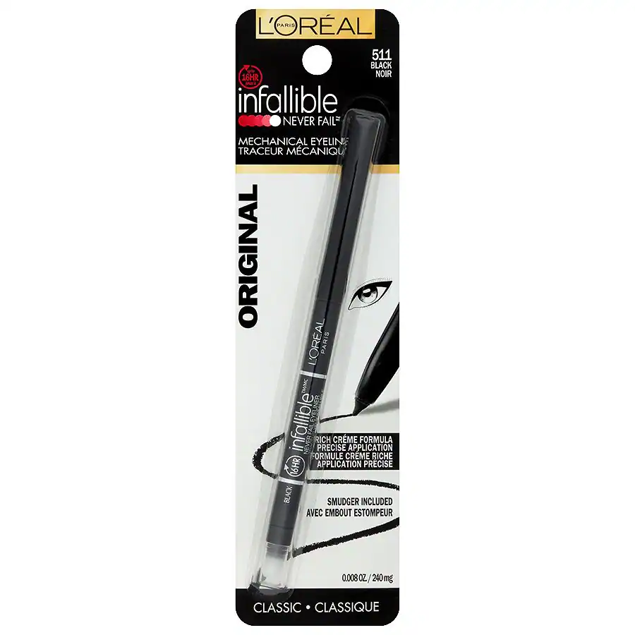 L'Oreal Paris Infallible Never Fail Eyeliner, Black 511